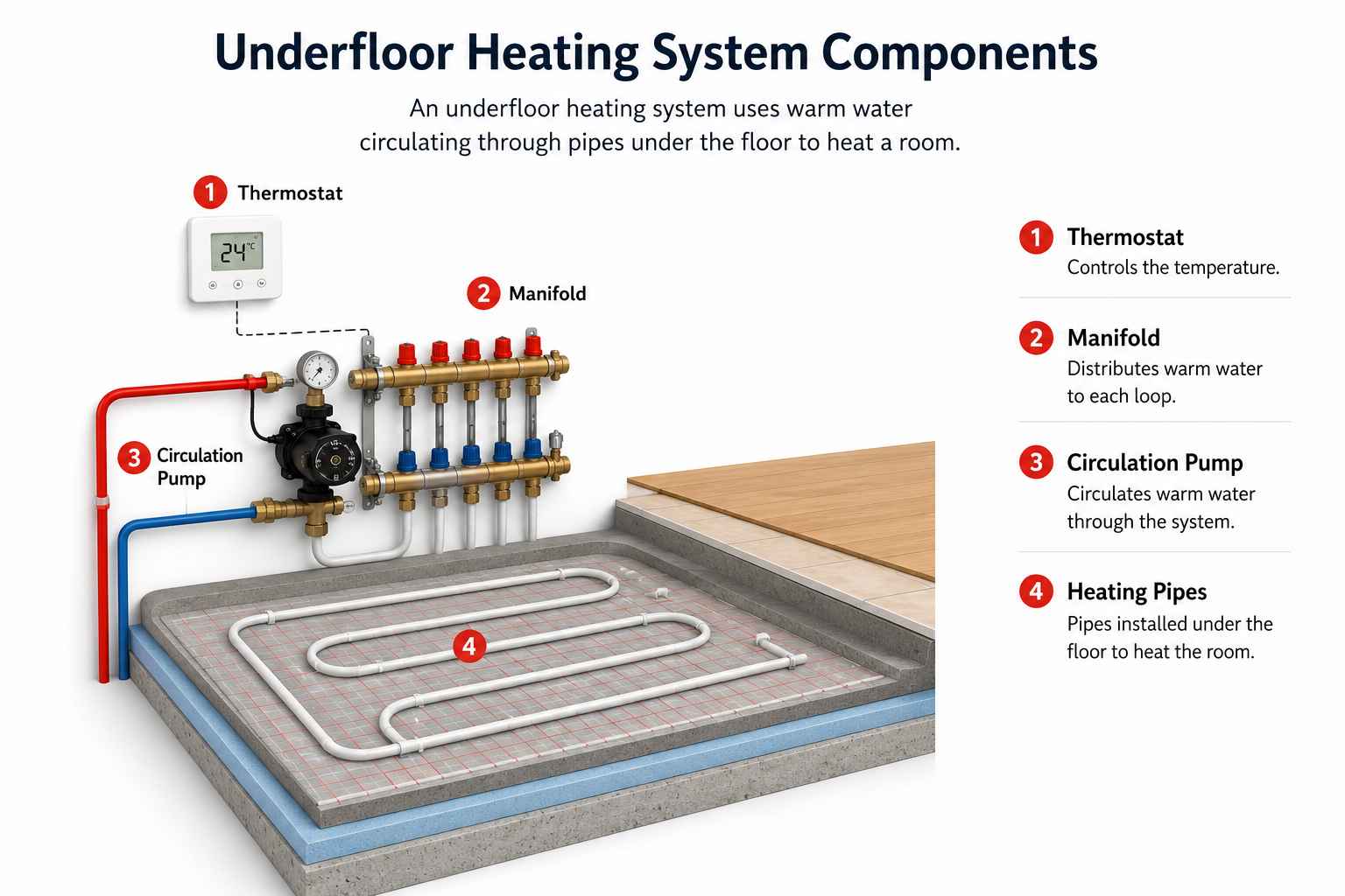Underfloor Heating System Components Explained