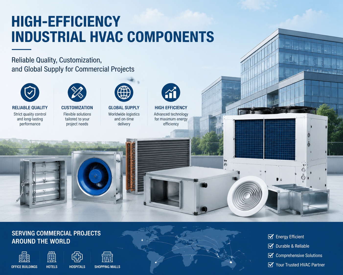 Energy-Efficient HVAC Components for Modern Projects