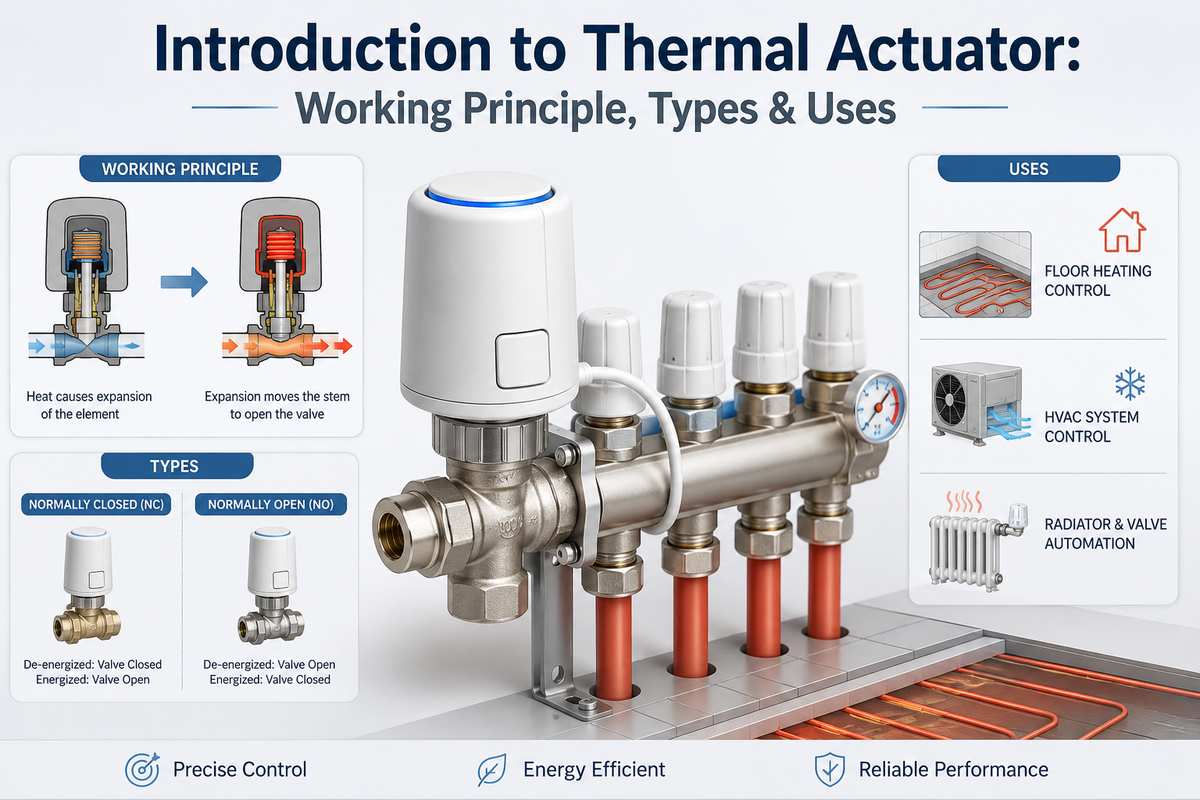 Introduction to Thermal Actuator: Working Principle, Types & Uses
