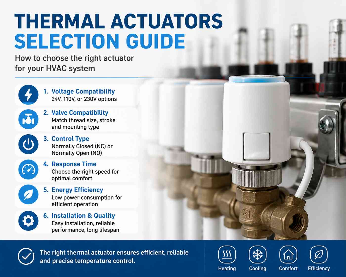How to Choose the Right HVAC Actuator