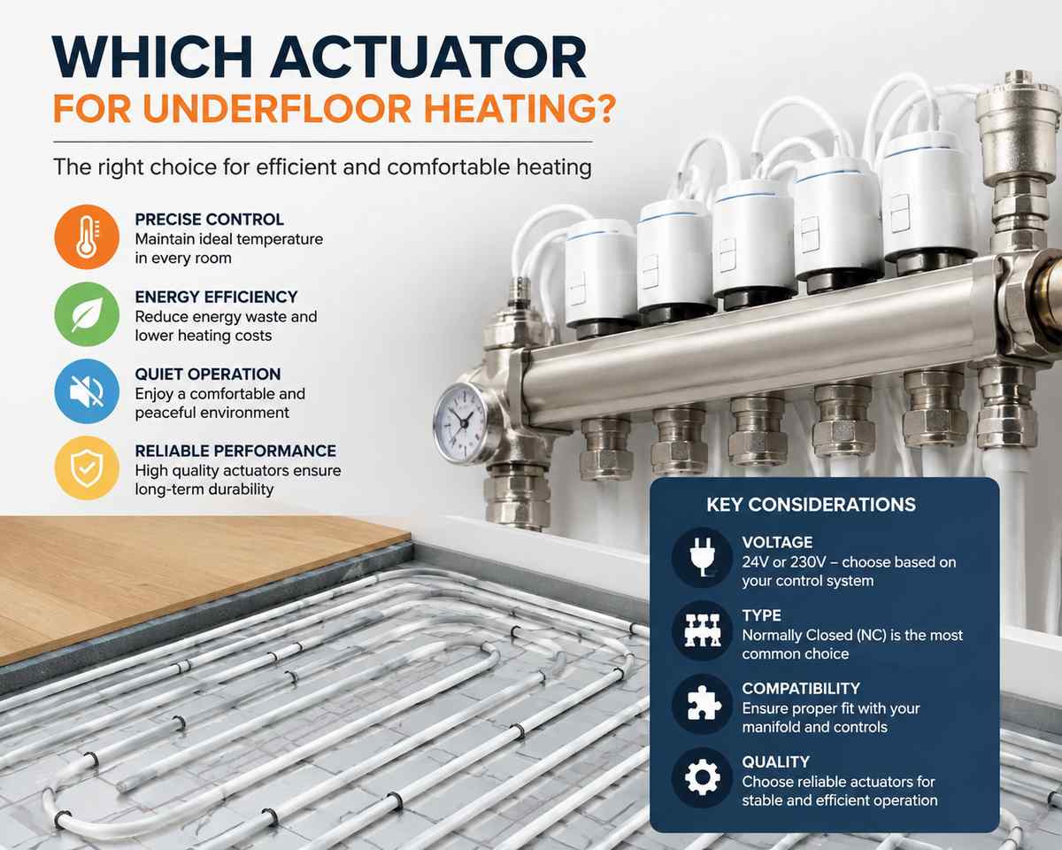 Which Actuator for Underfloor Heating?